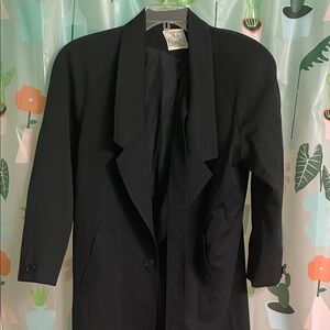 Elegant Black Trench Coat
